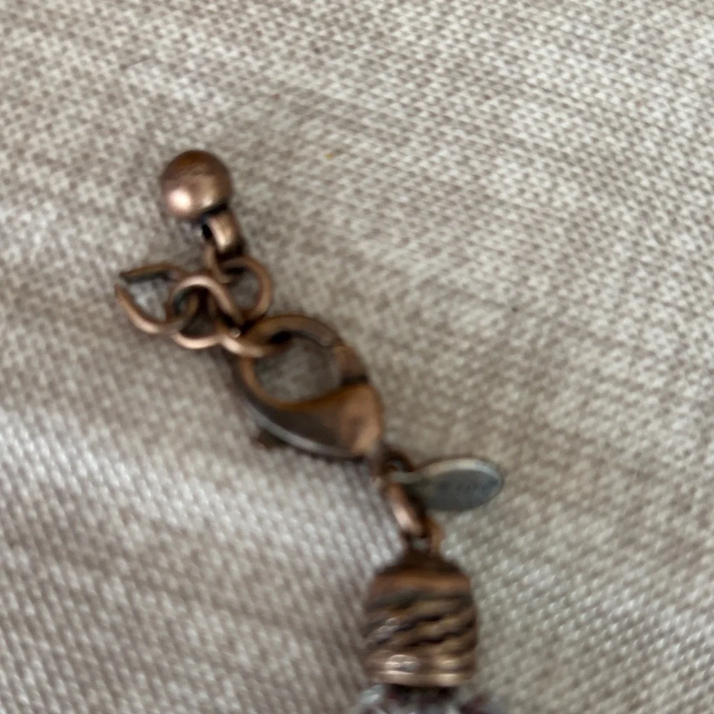 Chic Multi-Strand Bronze Necklace - Picture 5 of 6